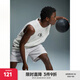CHINISM  CH赤塵美式純棉背心男夏季潮流休閑寬松運動無袖坎肩t恤高級感 本白色 XL