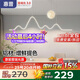 惠普餐廳燈led普瑞護(hù)眼吧臺(tái)餐桌吊燈北歐奶油風(fēng)中山燈具包安裝