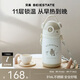 貝易（BEIE）音樂(lè )家兒童保溫杯寶寶吸管杯大容量嬰兒防嗆小學(xué)生水杯316L不銹鋼
