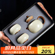 唐豐汝窯茶具套裝家用泡茶壺功夫茶具整套 米黃宋辭一壺兩杯禮盒裝