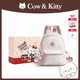 COW&KITTY正品凱蒂貓2025新款學(xué)生可愛(ài)女士雙肩背包輕便學(xué)生書(shū)包生日禮物女 粉紅色送掛件禮盒 24-13-27
