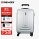 威戈（WENGER）瑞士軍刀行李箱24英寸拉桿箱大容量商務(wù)旅行箱萬(wàn)向輪密碼箱銀色