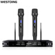 威斯?。╓ESTDING） 專(zhuān)業(yè)U段無(wú)線(xiàn)麥克風(fēng)一拖二ktv舞臺婚慶演出會(huì )議家庭卡拉ok防嘯叫話(huà)筒 K81S手持話(huà)筒套裝