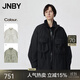 江南布衣（JNBY）【90%白鴨絨】冬季工裝風(fēng)羽絨服女大口袋寬松立領(lǐng)外套5N0C12870 001/本黑 S