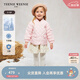 Teenie Weenie小熊童裝24秋冬款女寶寶印花短款三防羽絨服 粉色 100cm