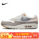 耐克NIKE休閑鞋男子氣墊AIR MAX 1運動(dòng)鞋IB1492-121白灰/卡其41