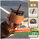 拜杰竹節吸管杯玻璃杯禮物水杯帶蓋咖啡奶女竹節杯琥珀色杯子450ml