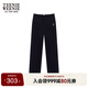 Teenie Weenie小熊秋季戶(hù)外運動(dòng)通勤燈芯絨高腰舒適直筒褲休閑褲女