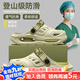 裴客手術(shù)室拖鞋洞洞鞋男款2025新款足弓支撐醫(yī)護(hù)專用外穿防滑防臭 綠色【醫(yī)護(hù)專用】 賽車級(jí)防滑 38-39 【適合37-38腳穿】