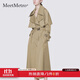 MeetMetro瑪依爾卡其風(fēng)衣女中長(cháng)款2025秋新款薄款過(guò)膝流行外套大衣 卡其 【現貨閃電發(fā)】 S