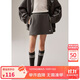 ELLE KIDS2025秋季新款女童法式經(jīng)典安全褲里A字裙短裙百搭半身裙