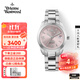 薇薇安·威斯特伍德（Vivienne Westwood）西太后手表女士小粉表時(shí)尚輕奢送女生日禮物送女友石英表送老婆 冰粉【小粉表】 VV292PKSL 28mm