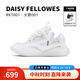 黛西法羅（Daisy Fellowes）【 趙露思丁禹兮同款】火箭001面包鞋男女款板鞋耐磨休閑運(yùn)動(dòng)鞋 周深同款贈(zèng)【DF夜光鞋飾】純白色 36