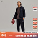 安德瑪（UNDERARMOUR）UA秋冬Track男女情侶簡(jiǎn)約運動(dòng)套裝1389369 黑色001 XL