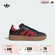 adidas「T頭鞋」SAMBA XLG板鞋德訓(xùn)鞋面包鞋男女阿迪達(dá)斯三葉草 一號(hào)黑/淺猩紅/碳黑 42