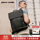 皮爾卡丹雙肩包男士通勤商務(wù)背包休閑旅行大容量電腦包書(shū)包禮物實(shí)用高端 經(jīng)典黑【可容納16寸電腦】