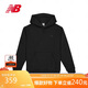 NEW BALANCE 衛衣男款女款簡(jiǎn)約百搭舒適連帽套頭衫MT41534 BK XL 
