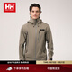 HELLY HANSEN, HH中國限定款海麗漢森h(huán)hODIN奧丁情侶款專(zhuān)業(yè)防水硬殼戶(hù)外登山?jīng)_鋒衣 雪松灰-男 L