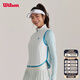 WILSON威爾勝網(wǎng)球帽男女同款成人遮陽(yáng)帽舒適透氣專(zhuān)業(yè)運動(dòng)帽時(shí)尚空頂帽子 【亮白色丨空頂帽】S/M碼