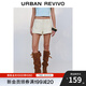 UR2025秋季新款女裝時(shí)尚美式休閑百搭棉質(zhì)熱褲短褲UYY650060 粉白 (偏短) XS