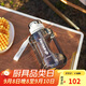 樂扣樂扣（LOCK&LOCK）小水庫大容量塑料運(yùn)動水杯戶外冷水壺刻度把手男女杯子1.6L白色