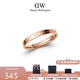 丹尼爾惠靈頓（DanielWellington）DW戒指男女對(duì)戒 時(shí)尚飾品素圈情侶戒指 表白七夕禮物送女友 尺寸58 DW00400020