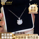 中國黃金（CHINA GOLD）925銀在逃公主玉髓項鏈女輕奢貓咪項鏈教師節(jié)實用送女友生日禮物 925銀貓咪玉髓項鏈【品牌禮盒】