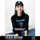 初語(yǔ)百合花重工刺繡衛衣女25春秋新款圓領(lǐng)寬松長(cháng)袖休閑上衣情侶 黑色預售10-20 M