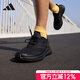阿迪達斯 （adidas）跑步鞋男鞋 秋季新款輕便透氣緩震回彈中考體測跑步運動(dòng)鞋 JS5061/黑色/碳黑 清風(fēng)面料 42 鞋內長(cháng)26cm