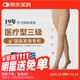 舒爾美【8倉次日達】靜脈曲張彈力襪醫用三級壓力治療型男女款淋巴水腫 連褲肉色 M