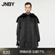 JNBY/江南布衣冬季中長(cháng)款羽絨服女連帽寬松飛行夾克設計感5NAC14431- 001/本黑 XS