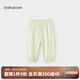 babylove嬰幼兒防蚊褲莫代爾夏季休閑長(zhǎng)褲燈籠褲男女寶寶純色褲子 新芽綠 100 cm