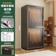 北之木簡(jiǎn)易衣柜臥室家用出租房用一體衣帽間金屬鋼制鐵皮衣櫥組裝小柜子 【雙掛衣】長(cháng)50寬50高185cm 送貨到家