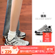 駱駝（CAMEL）昆侖山登山鞋女防水防滑透氣專(zhuān)業(yè)徒步鞋戶(hù)外輕便男款運動(dòng)鞋子 FOS2210010，銀灰，女款 透網(wǎng)版 36
