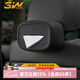 3W創(chuàng)意車載紙巾盒掛式硅膠抽紙盒套車內(nèi)中控扶手箱座椅紙巾收納盒子 黑色