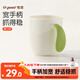 世喜敞口杯喝水喝奶 兒童漱口杯子寶寶刷牙杯 一杯三用