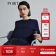 PORTS寶姿 商場(chǎng)同款新品女裝撞料拼接針織衫SL8K601KZE026 黎霧藍 S （4）