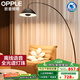 歐普（OPPLE）照明/愛寶/全光譜釣魚燈閱讀落地燈客廳沙發(fā)裝飾立式燈LD 【愛寶】離線語音款-全光譜