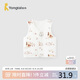 童泰（TONGTAI）嬰兒馬甲秋冬寶寶夾棉衣服兒童外出上衣TS43J191-DS棕色80cm