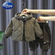 迪士尼（Disney）男童秋冬棉服套裝2025新款1-9歲兒童馬甲三件套冬季加厚衣服外穿 灰色冬款加厚三件套 90