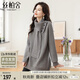 絲柏舍純色韓版長(cháng)袖毛衣女2025秋裝新款中長(cháng)款簡(jiǎn)約套頭上衣