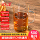 巴比客量杯燒杯玻璃杯帶刻度帶手柄耐熱透明廚房烘焙用杯子液體計量刻 500毫升1個(gè)（無(wú)蓋）