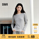 森馬（Semir）長(cháng)袖T恤女不對稱(chēng)假兩件2025秋季小心機修身拼色衣服10A525101001