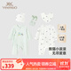 英氏（YEEHOO）新生兒衣服禮盒套裝初生嬰兒男女寶寶禮物滿月服純棉新生禮盒送禮 熊貓小滾滾【6件套-精梳棉】 66cm