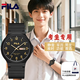 斐樂(lè )新款學(xué)生石英手表防水日歷男女考試實(shí)用禮物女生閨蜜閨蜜6691 黑金色6691-002D