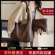 CRTNZO KROEZ輕奢包包女包2025年新款大容量女士單肩托特包生日七夕情人節(jié)禮物 咖啡色-CK包送女友老婆閨蜜媽媽