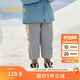 巴拉巴拉童裝兒童羽絨褲男童女童加厚褲子2024冬裝長(cháng)褲束腳褲208424108231