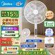 美的（Midea）【國家補(bǔ)貼】落地扇輕音幸運(yùn)草安睡電風(fēng)扇家用智能變頻一級能效風(fēng)扇臥室輕音桌面立式兩用電扇家用 【國家補(bǔ)貼】幸運(yùn)草安睡MAX丨升級加高聲控大網(wǎng)罩
