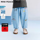 MiniPeace太平鳥童裝夏新男幼牛仔長褲FCHAF2D18 淡色牛仔藍(lán) 100/53cm