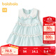 巴拉巴拉寶寶連衣裙嬰兒裙子兒童公主裙女童夏裝甜美氣質(zhì)清爽時(shí)尚 粉藍80086 100